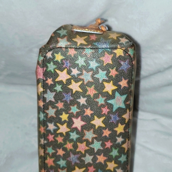 Dooney & Bourke Vintage Y2K Scribble Stars Satchel Bag Purse - Picture 11 of 16